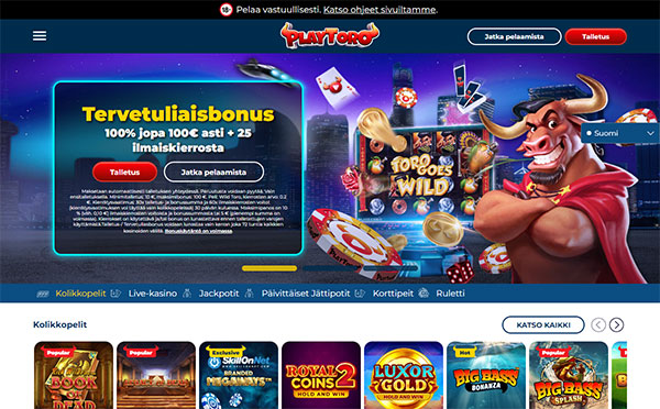 Play Toro Casino Suomi