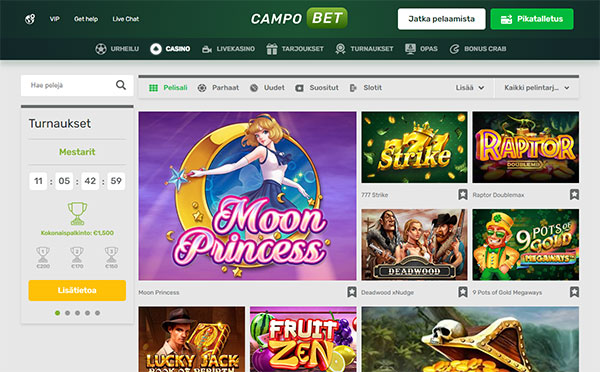 CampoBet Casino Suomi
