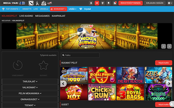 Megapari Casino Suomi
