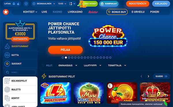 Mostbet Casino Suomi